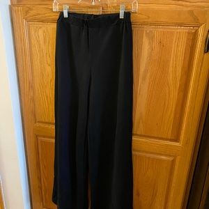 Zara wide leg black pants